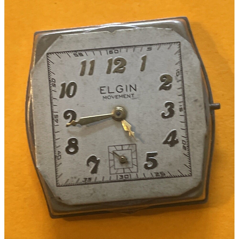 Vintage Men’s Elgin Movement 10KGP For Parts Only